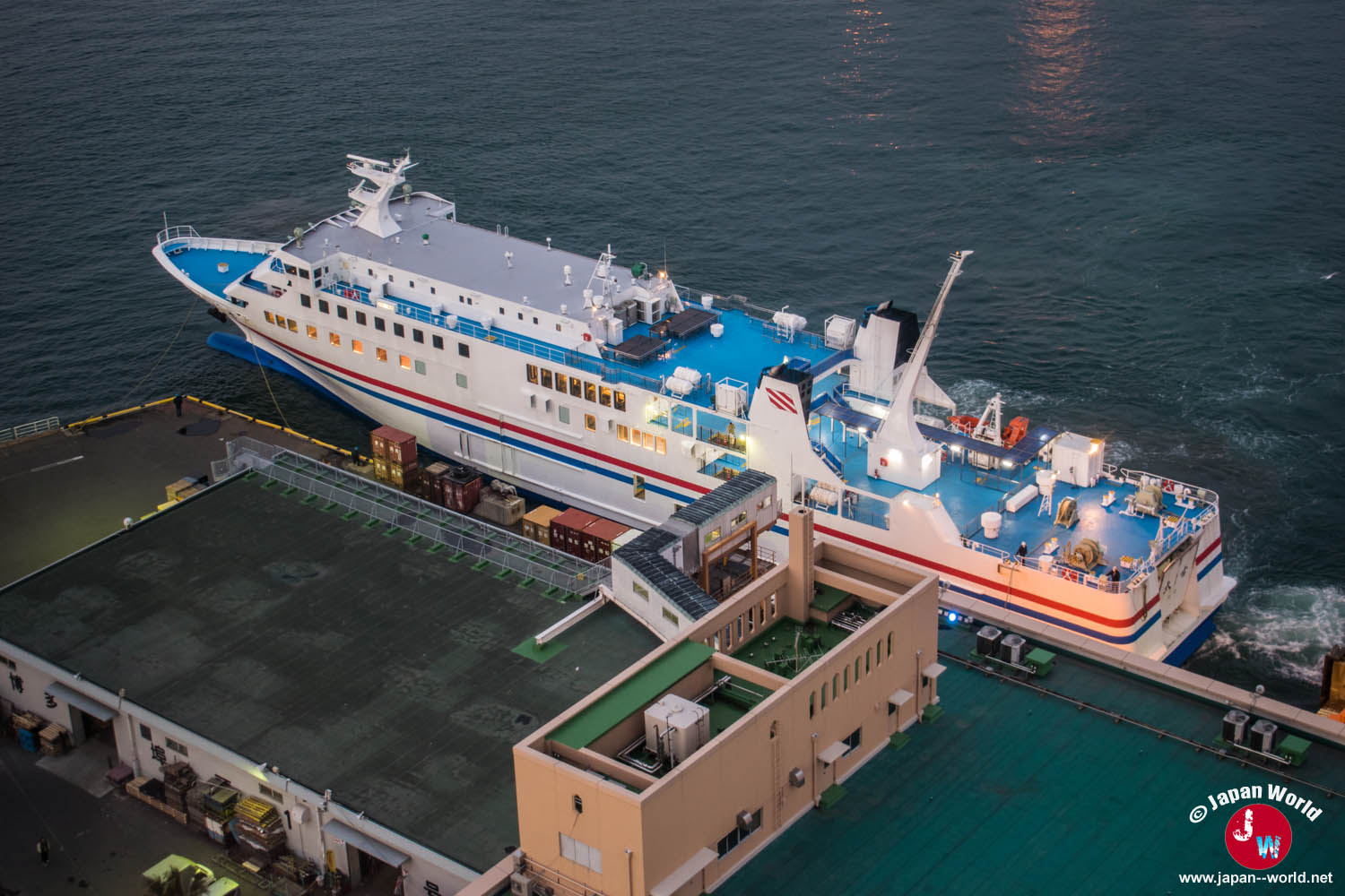 Vue proposée du haut de la Hakata Port Tower Vue proposée du haut de la Hakata Port Tower