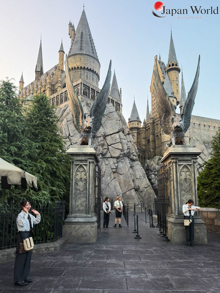 Entrée du château de Poudlard pour Harry Potter and the Forbidden Journey à Universal Studios Japan