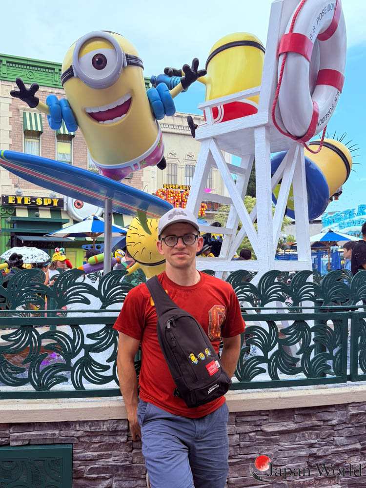 Benoît dans Minion Park à Universal Studios Japan