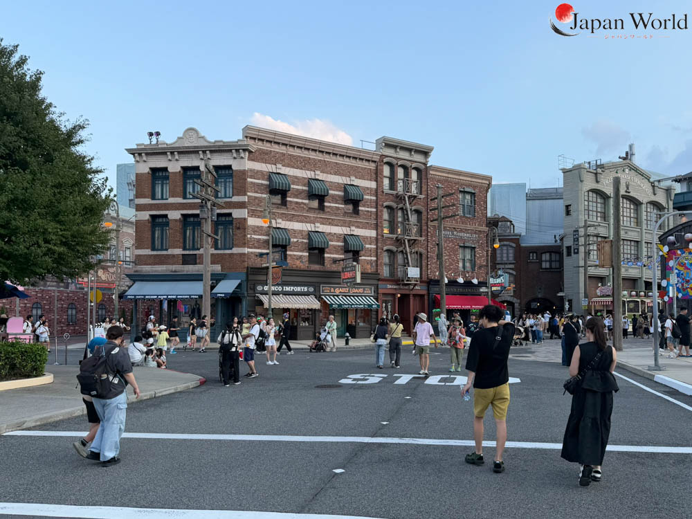 Décors de rues américaines à Universal Studios Japan