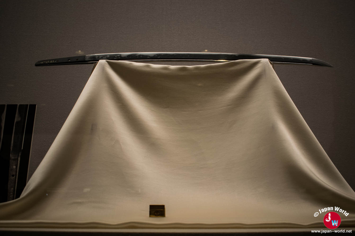 Katana Heshikiri-Hasebe présenté dans l'exposition du Fukuoka City Museum