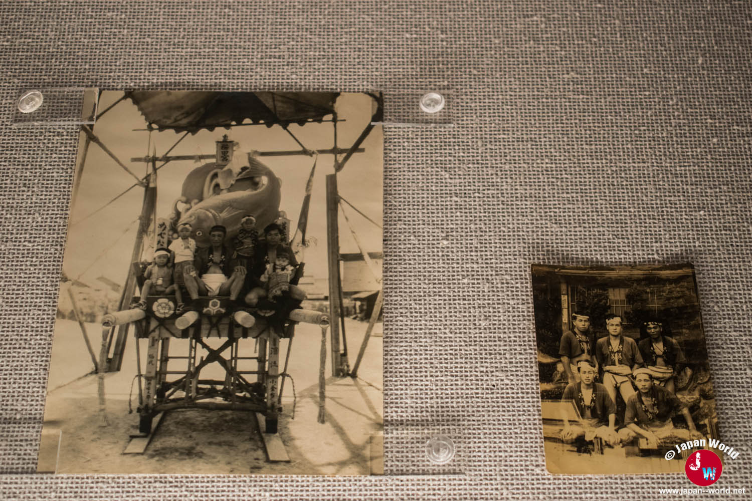 Photographies anciennes d'une nacelle de ballon avec ses passagers