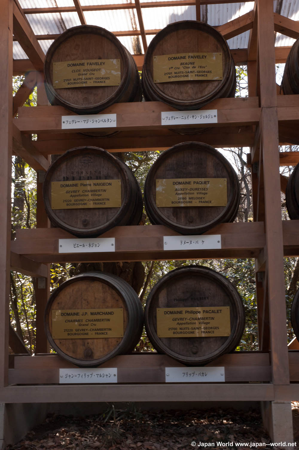 Tonneaux de vin du Meiji Jingu