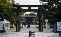 Le sanctuaire Hakozaki-gu à Fukuoka