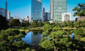 Kyu Shiba Rikyu Onshi Teien : un écrin de calme au cœur de Tokyo
