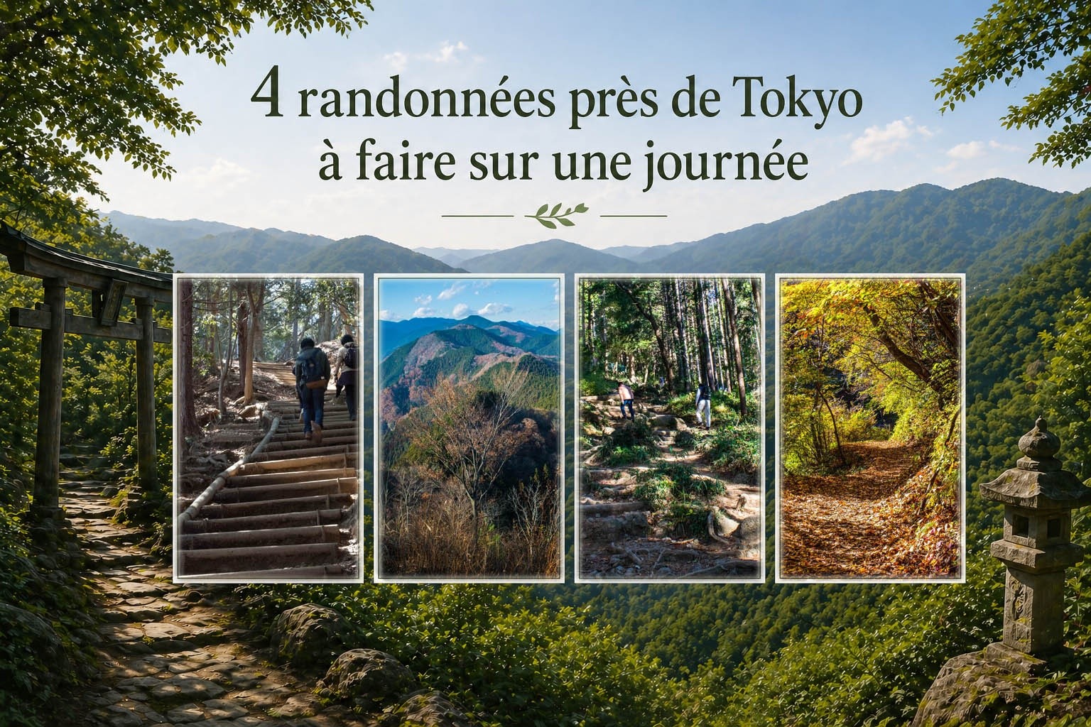 4 randonnées près de Tokyo à faire sur une journée