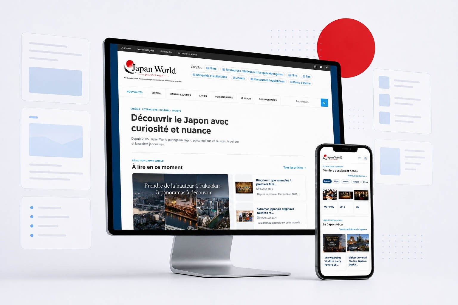 Août 2026 : Une refonte complète du template de Japan World