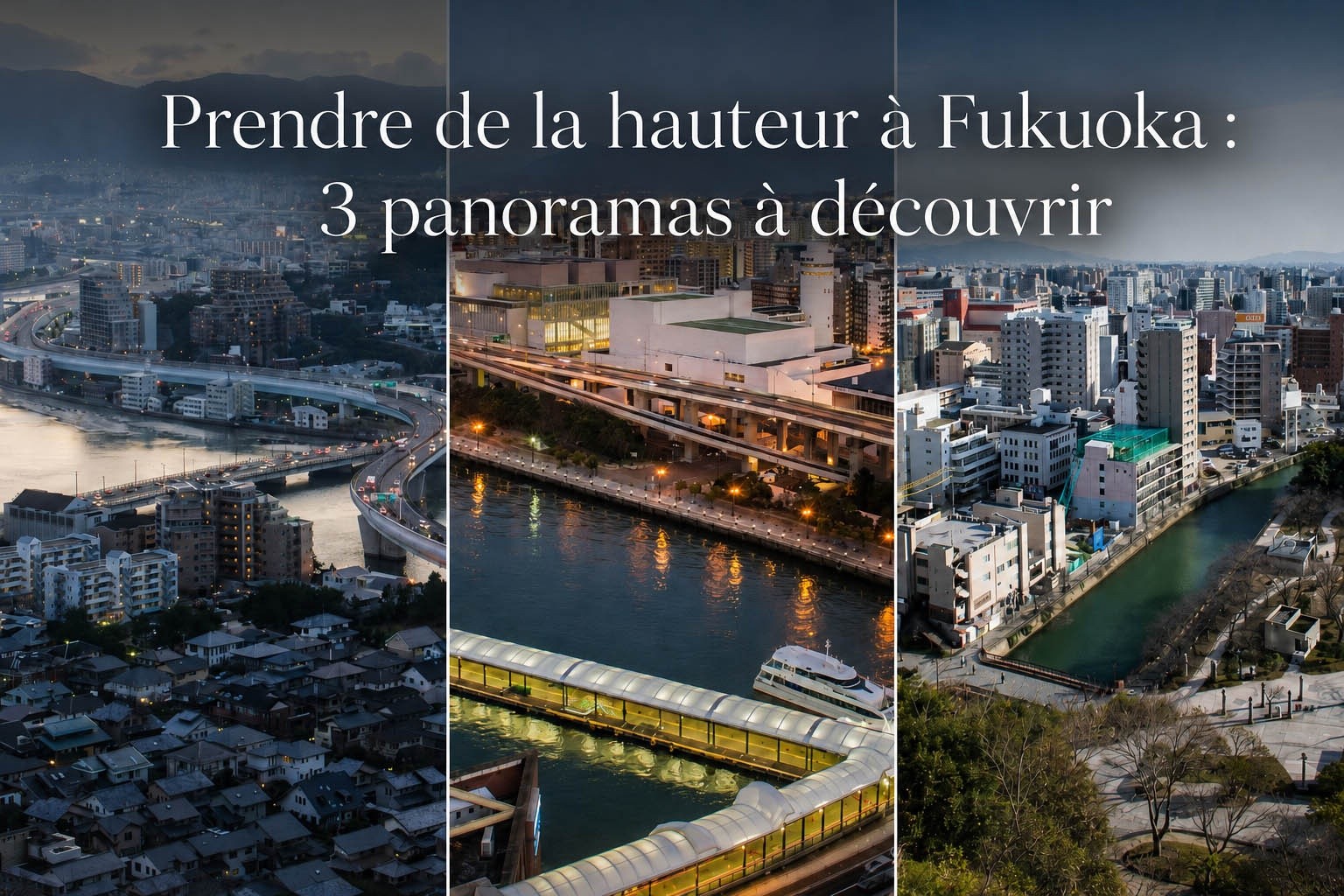 Prendre de la hauteur à Fukuoka : 3 panoramas à découvrir