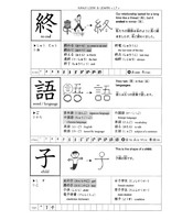 Page de l'ouvrage KANJI LOOK AND LEARN