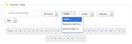 Choix du film Netflix dans la recherche Choix du film Netflix dans la recherche
