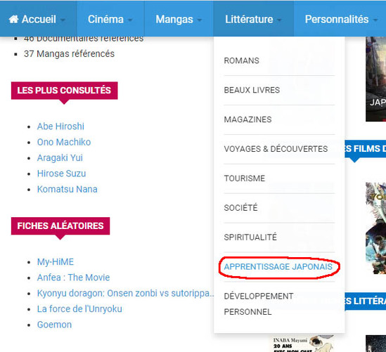 Nouveautés dans la section littérature : apprentissage du japonais Nouveautés dans la section littérature : apprentissage du japonais