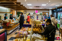 Magasin à côté du temple Tocho-ji lors du Setsubun 2018 à Fukuoka