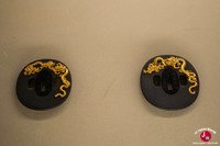 L'exposition sur les armures de samouraïs au musée de Fukuoka