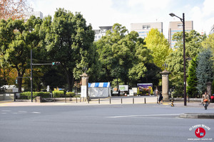 Entrée du Parc Hibiya en 2017