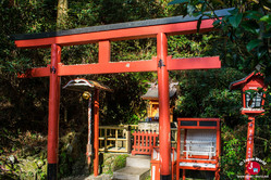 Sanctuaire à côté du temple Nanzo-in à Fukuoka
