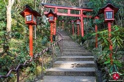 Sanctuaire à côté du temple Nanzo-in à Fukuoka
