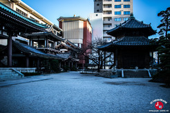 L'enceinte du temple Tocho-ji à Fukuoka