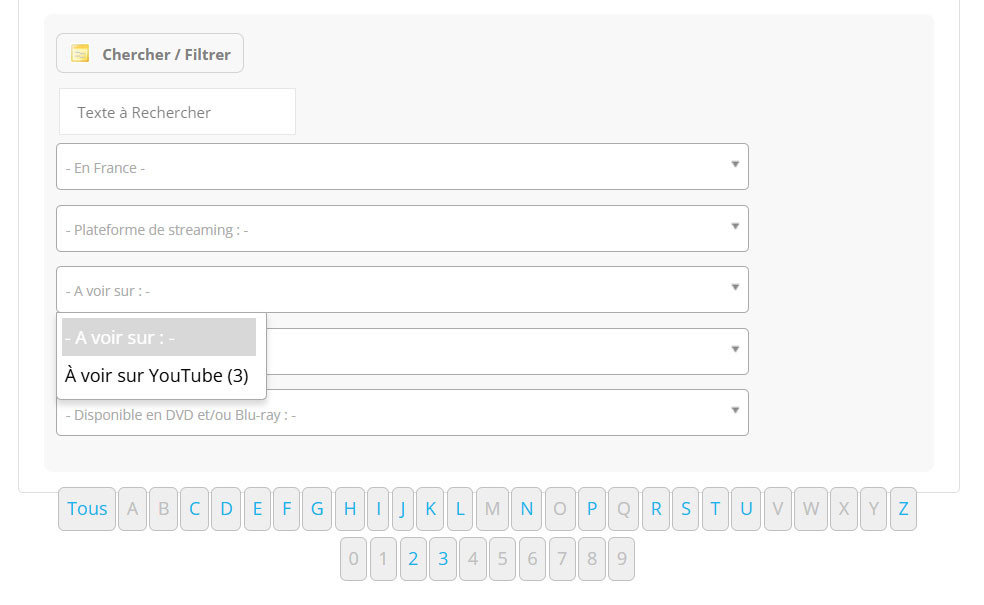 Ajout des documentaires disponibles sur Internet