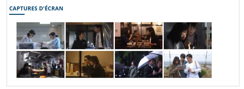 Nouvelle mise en page pour les captures d'écran