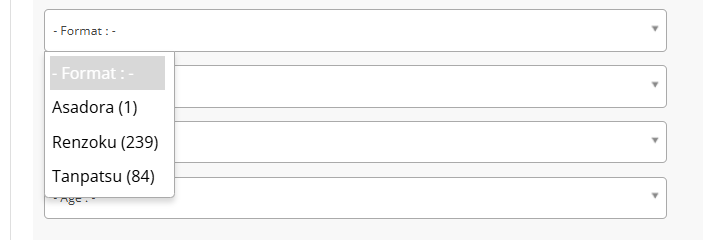 Choix du format section drama