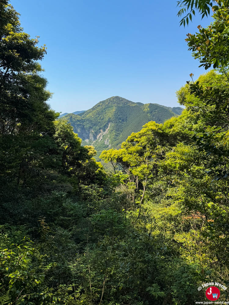 Vue depuis Kanayama Kitadake dans la préfecture de Fukuoka