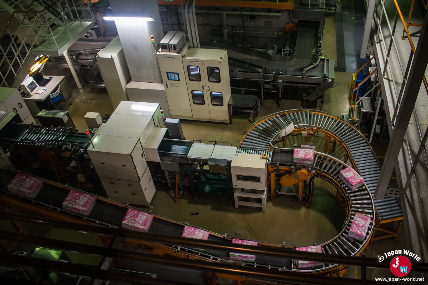 Machines de conditionnement de l'Asahi Beer Hakata Factory