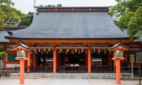 Le sanctuaire Sumiyoshi-jinja à Fukuoka