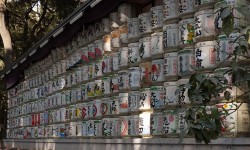 Barils de saké du Meiji-jingu