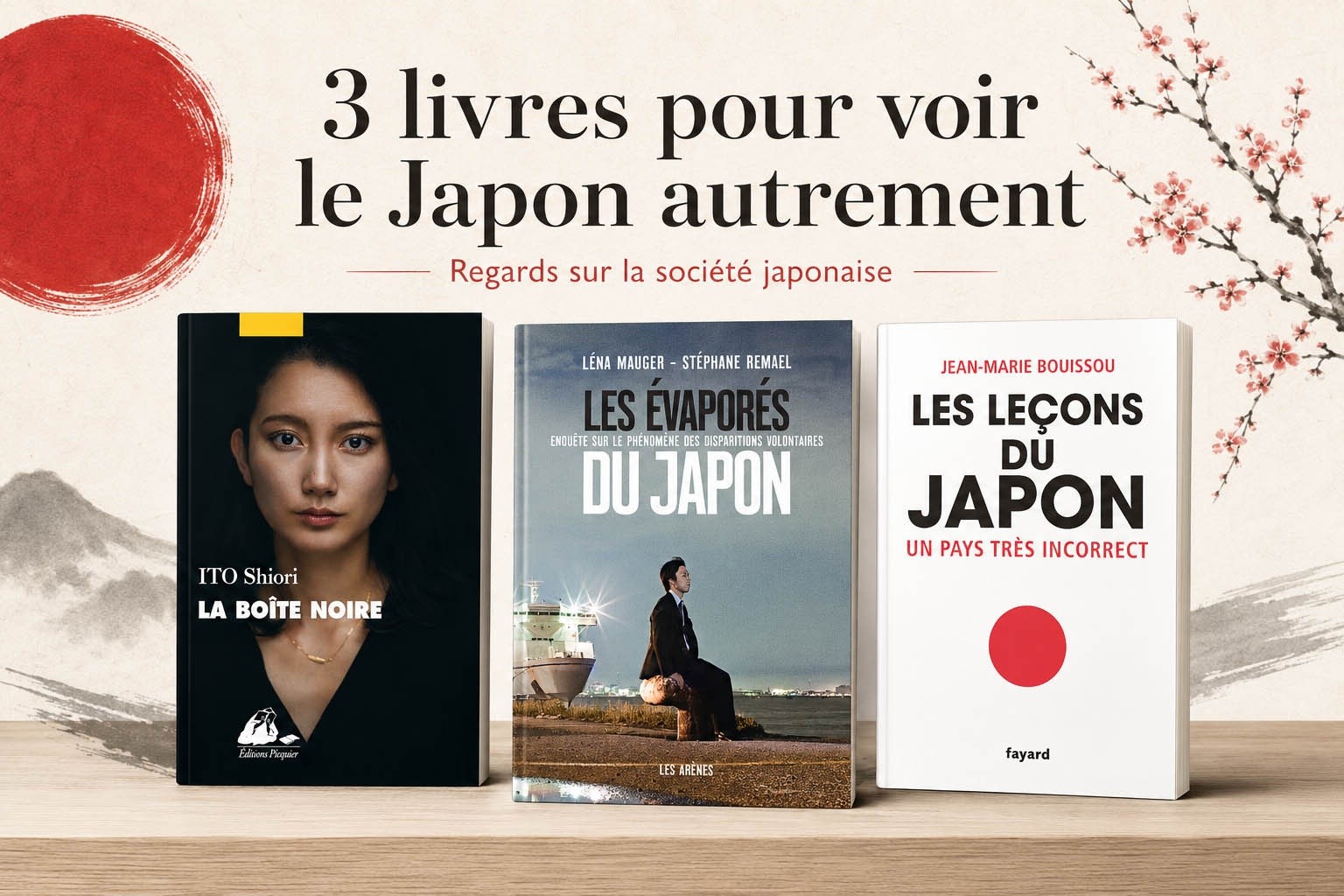 3 livres pour voir le Japon autrement