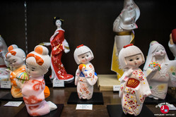 Produits en ventes à côté du Hakata Machiya Folk Museum