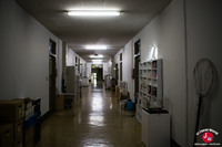 Couloirs de l'université de Kyushu et arrivée à son musée