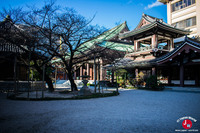 L'enceinte du temple Tocho-ji à Fukuoka